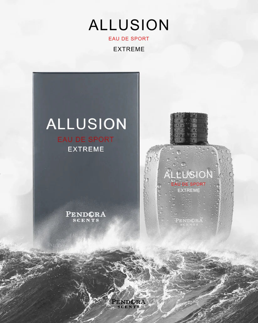 ALLUSION. EAU DE SPORT. EXTREME. PENDORA SCENTS. 100ML