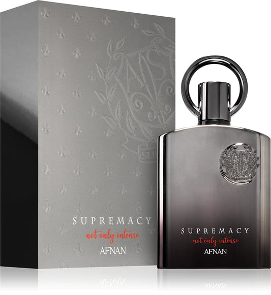 SUPREMACY. NOT ONLY INTENSE. AFNAN. 3ML